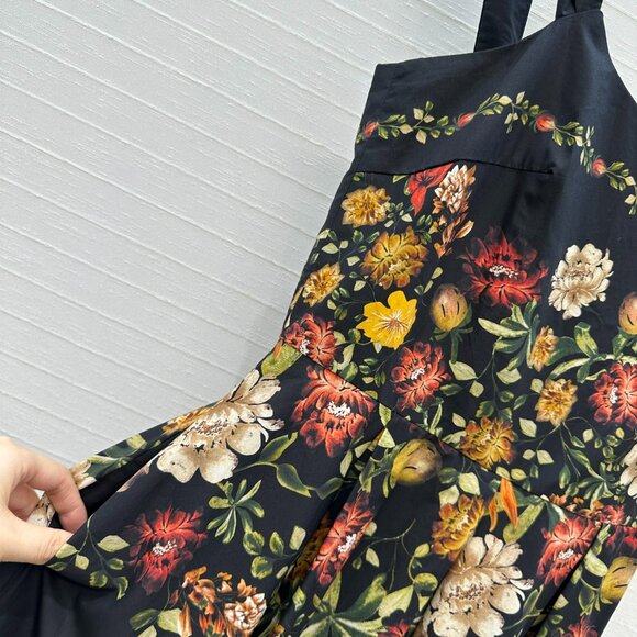 Agua By Agua Bendita Black Floral Sundress - Picture 4 of 9